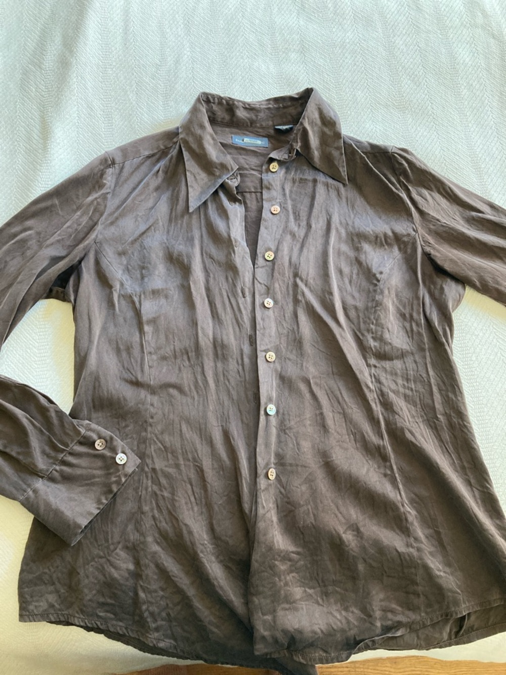 100% Silk Banana Republic Y2K Blouse